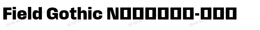 Field Gothic N胡晓波刷刷体字体转换